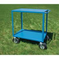  Chariot &agrave; tablettes pour l'ext&eacute;rieur, 2 Tiers, 18" la x 39" h x 33" p, Capacit&eacute; 1200 lb SPOC Demo