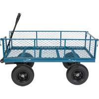 Wagon avec c&ocirc;t&eacute;s rabattables, 24" la x 48" la x Capacit&eacute; 800 lb SPOC Demo
