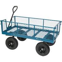 Wagon avec c&ocirc;t&eacute;s rabattables, 24" la x 48" la x Capacit&eacute; 800 lb SPOC Demo