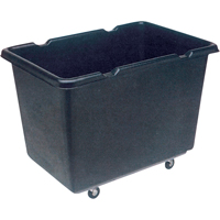 Light-Duty Econocarts Box Trucks, Black Recycled Plastic, 39" L x 27" W x 29" H, 12 cu. ft. Volume, 200 lbs. Capacity SPOC Demo