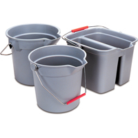Brute&reg; Bucket, 3.5 US Gal. (14 qt.) Capacity, Grey SPOC Demo