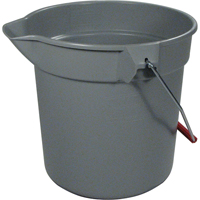 Brute&reg; Bucket, 2.5 US Gal. (10 qt.) Capacity, Grey SPOC Demo