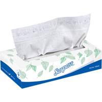 Mouchoirs Surpass, 2 pli, 8,3" lo x 7,8" la, 100 feuilles/boîte SPOC Demo