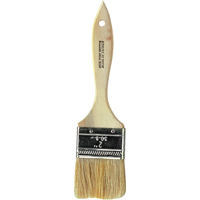 Chip Paint Brush, White China, Plastic Handle, 3" Width SPOC Demo