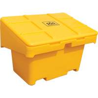Salt Sand Container SOS, With Hasp, 42" x 29" x 30", 11 cu. Ft., Yellow SPOC Demo