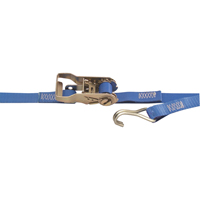 Heavy-Duty Utility Straps, Wire Hook, 1" W x 13' L, 167 lbs. (76 kg) Working Load Limit SPOC Demo