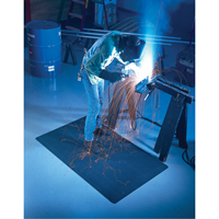 Tapis Weldsafe Ultrasoft no 447, Caoutchouc, 60' lo, 2' la x 7/8" &eacute;pais, Noir SPOC Demo