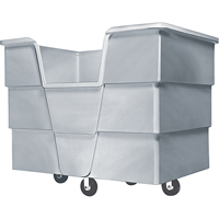Jumbo Starcart Box Truck, Polyethylene, 65" L x 45" W x 54" H, 60 cu. ft. Volume, 1500 lbs. Capacity SPOC Demo