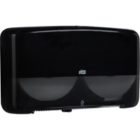 Twin Mini Jumbo Toilet Paper Dispenser, Multiple Roll Capacity SPOC Demo