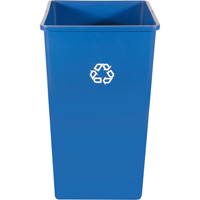 Recycling Station Container , Bulk, Plastic, 50 US gal. SPOC Demo
