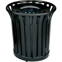 Contenant pour d&eacute;chets sans couvercle Americana Series, Acier, 36 gal. US SPOC Demo