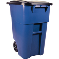 Brute&reg; Roll Out Containers, Curbside, Plastic, 50 US gal. SPOC Demo