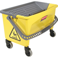 Microfibre Press Wring Buckets, Down Press, 10.75 US Gal. (43 Quart), Yellow SPOC Demo