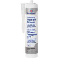 Clear RTV Adhesive Sealant, 300 ml, Cartridge, Clear SPOC Demo