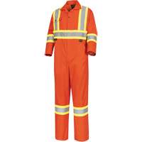 5514T Tall High-Visibility Safety Coveralls, 60, High Visibility Orange SPOC Demo