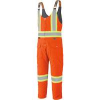 5538 High Visibility Quilted Duck Overalls, Cotton, X-Large, High Visibility Orange SPOC Demo