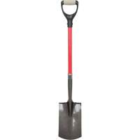 Pelles robustes, Fibre de verre, Lame Acier au carbone, Manche en Prise en D, Longueur 30-1/2" SPOC Demo