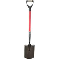 Pelles robustes, Fibre de verre, Lame Acier au carbone, Manche en Prise en D, Longueur 30-1/2" SPOC Demo