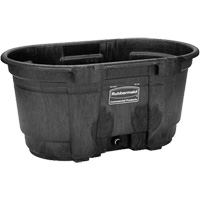 Stock Tank, 31" D x 53" W x 25-1/8" H, 800 lbs. Capacity, Black SPOC Demo
