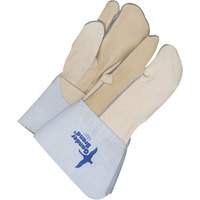 One-Finger Leather Mitts, Grain Cowhide, Size 11 SPOC Demo