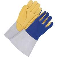 Gants pour soudeur TIG avec poignet de 5,5", Cuir fleur de daim, Taille 10 SPOC Demo