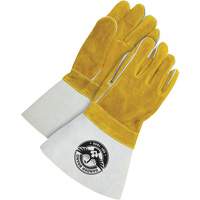Gants pour soudeur avec poignet de 5", Cuir de vache refendu, Taille Taille unique SPOC Demo