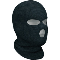 Classic 3-Hole Balaclava, Acrylic, Black SPOC Demo