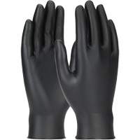 Grippaz Skins Ambidextrous Disposable Gloves, Large, Nitrile, 6-mil, Powder-Free, Black SPOC Demo