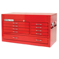 Coffre sup&eacute;rieur de s&eacute;rie PRO+, 42" la, 9 tiroirs, Rouge SPOC Demo