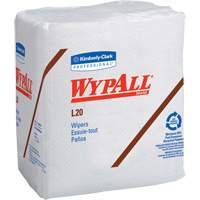 WypAll&reg; L20 Single-Use Towels, All-Purpose, 12-1/2" L x 12" W SPOC Demo