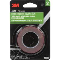 Super Strength Molding Tape, 1.52 m (5') L x 12.7 mm (1/2") W, 46 mils, Acrylic SPOC Demo
