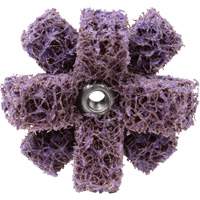 Scotch-Brite Cross Buff, BF-XB, 1-1/2" Dia., Medium Grit, Aluminum Oxide SPOC Demo
