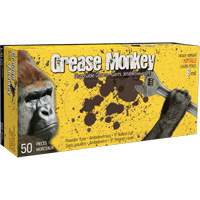 Gants Grease Monkey, Grand, Nitrile, 8 mils, Sans poudre, Noir SPOC Demo