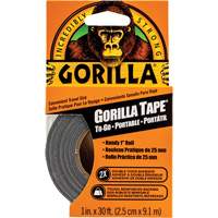 Duct Tape To-Go, 17 mils, Black, 25.4 mm (1") x 9.14 m (30') SPOC Demo