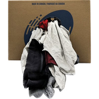 Western Wiper Rags Box, Fleece, Mix Colours, 20 lbs. SPOC Demo