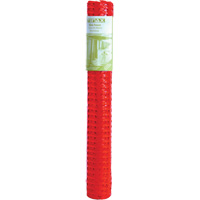 Plastic Snow Fence, 50' L x 4' W, Orange SPOC Demo