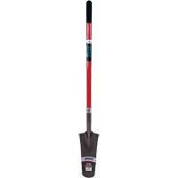 Pelle &agrave; drain robuste, Acier au carbone, Lame 16" x 6", 45" lo, Manche Droit SPOC Demo