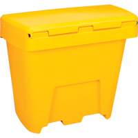 Bacs d'entreposage pour sel & sable, Avec Moraillon, 21" x 27" x 26", 4,24 pi³, Jaune SPOC Demo