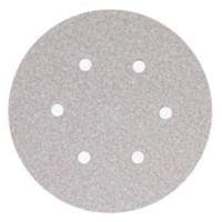 Paper Hook & Loop Vacuum Discs, 6" Dia., 280 Grit, Aluminum Oxide, B-Weight SPOC Demo