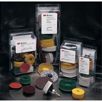Scotch-Brite Roloc Bristle Disc Kit, Ceramic, 50, 80, 120 Grit, 2" Dia. SPOC Demo
