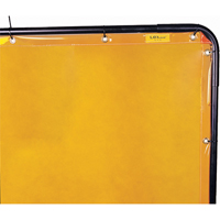 Rideau Lavashield, 68,5" x 68,5", Transparence &eacute;lev&eacute;, Jaune SPOC Demo