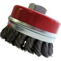 Bridled Cup Brushes, 3" Dia. x 5/8"-11 Arbor SPOC Demo