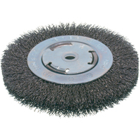Economy Crimped Wire Wheel Brushes - Medium Face, 6" Dia., 0.008 Fill, 2" Arbor SPOC Demo