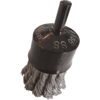 Knotted Wire End Brushes, 1" Dia., 0.014" Wire Dia., 1/4" Shank SPOC Demo