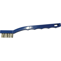 Small Cleaning Scratch Brushes, Brass, 3 x 7 Wire Rows, 7-3/4" Long SPOC Demo