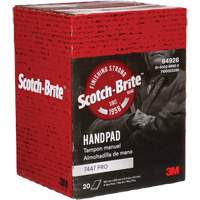 Scotch-Brite 7447 Hand Pads, Aluminum Oxide, 9" x 6", Very Fine Grit SPOC Demo