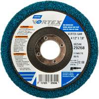 Vortex Non-Woven Disc, 4-1/2" Dia. x 1/2" W, 7/8" Arbor, Aluminum Oxide SPOC Demo