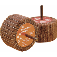 Combi Wheels, 3" Dia. x 1-3/4" W, 1/4" Arbor, Aluminum Oxide SPOC Demo