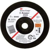 Green Corps Depressed Centre Wheel, 7" x 1/8", 7/8" Arbor, Ceramic, Type 27 SPOC Demo