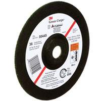 Green Corps Depressed Centre Wheel, 7" x 1/8", 7/8" Arbor, Ceramic, Type 27 SPOC Demo